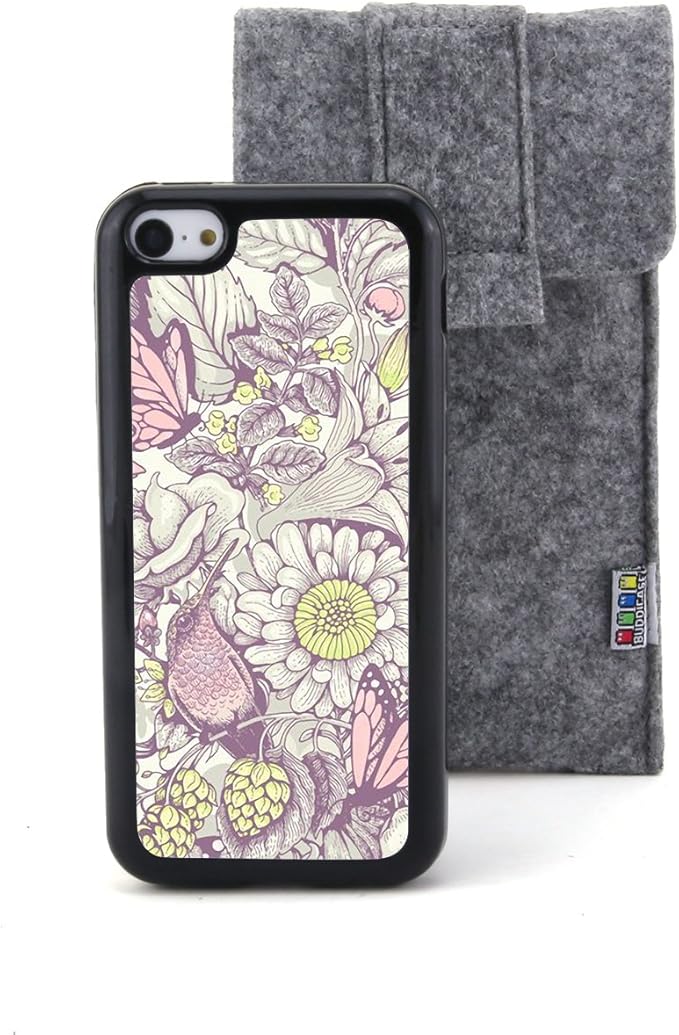 花朵和鸟密集图案浮雕设计风格塑料tpu手机壳手机套适用于苹果apple